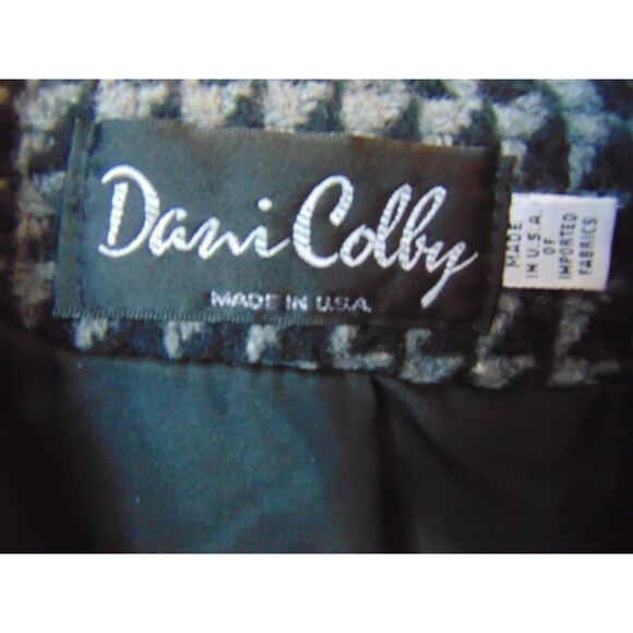 Vtg NWT Coat by Dani Colby Made in USA Double Breasted w/ shoulder pads Size 16 - Picture 6 of 9